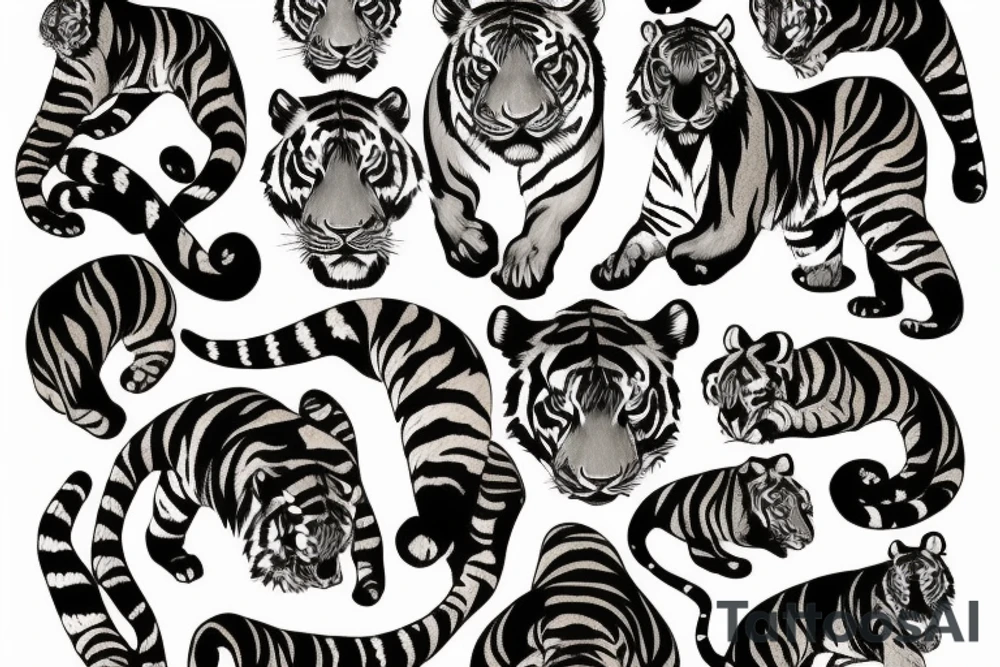 Tiger tattoo idea