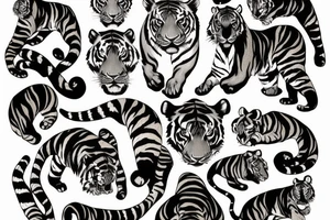 Tiger tattoo idea