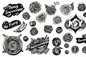 Money, success movement tattoo idea