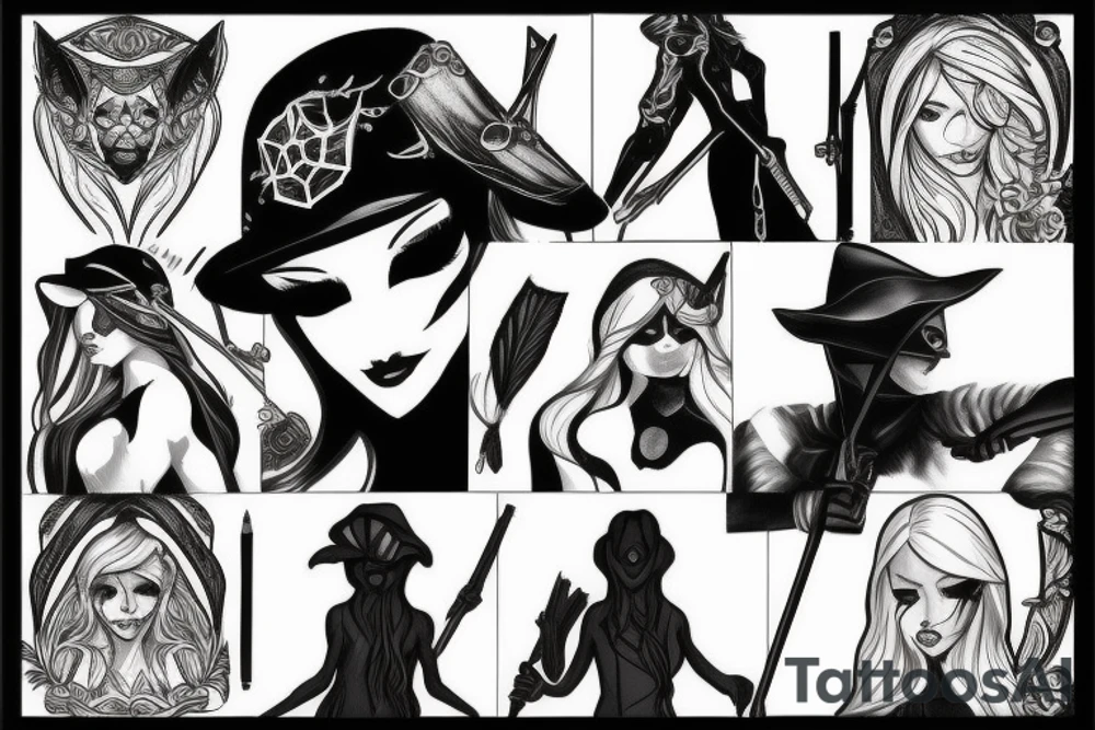 Drow ranger tattoo idea