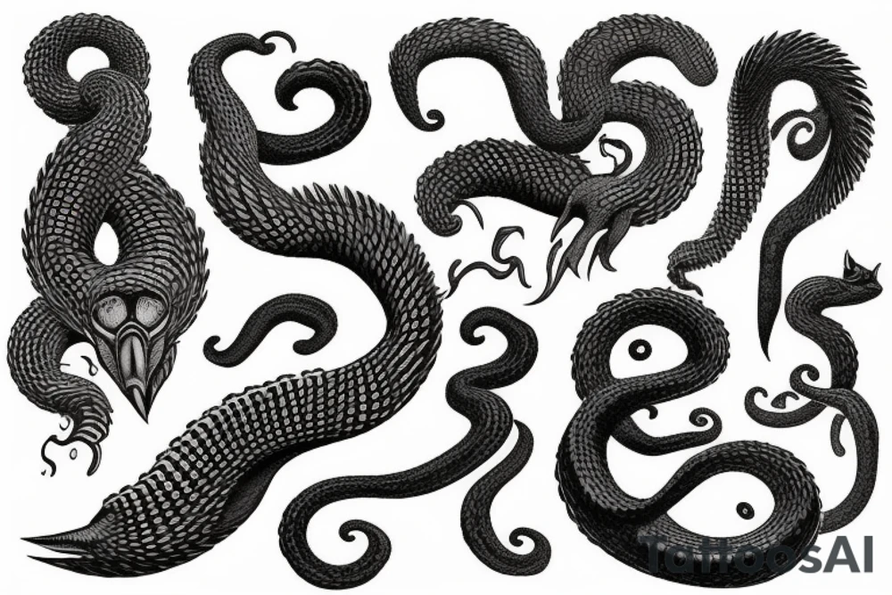 atheris hispida tattoo idea