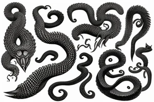 atheris hispida tattoo idea
