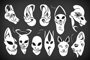 ears tattoo idea