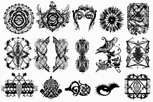 fence tattoo idea
