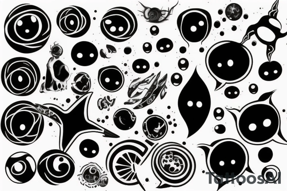 Black hole tattoo idea