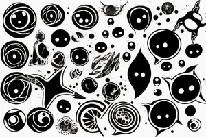 Black hole tattoo idea