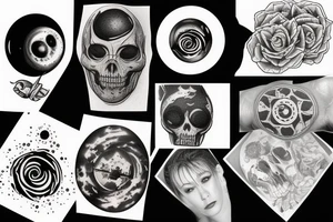 Black hole tattoo idea