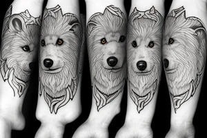 Samoyeds tattoo idea