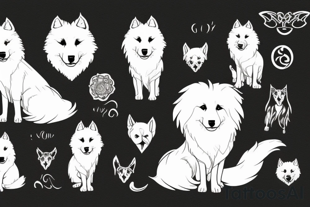 Samoyeds tattoo idea