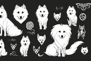 Samoyeds tattoo idea