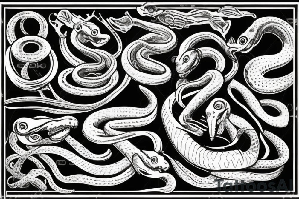 Snake tattoo idea