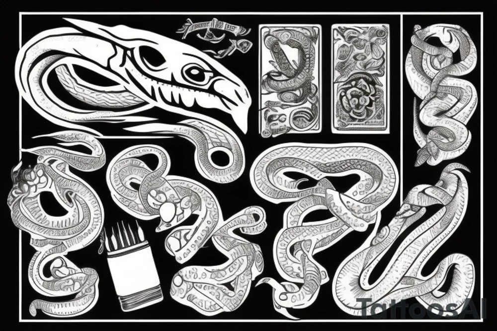 Snake tattoo idea