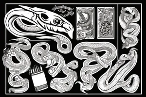 Snake tattoo idea