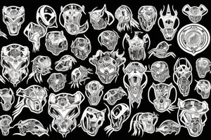 CyberLions foo tattoo idea