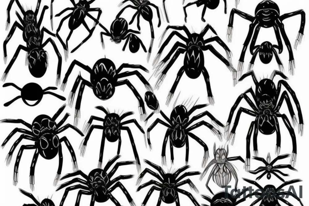 japan spider from anime tattoo idea