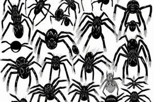 japan spider from anime tattoo idea