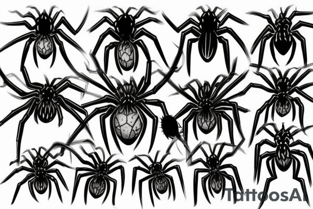 japan spider from anime tattoo idea