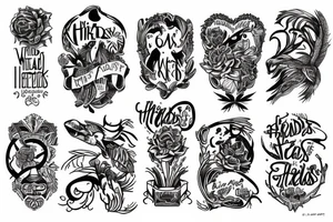 Wild Hearts Steady Heads tattoo idea
