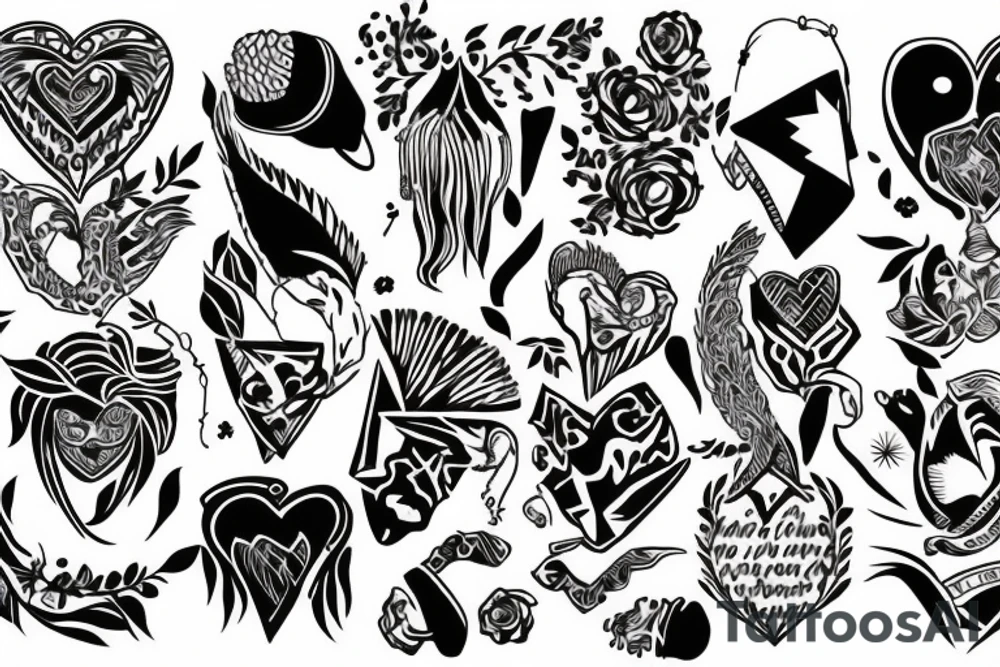 Wild Hearts Steady Heads tattoo idea