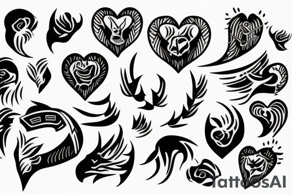 Wild Hearts Steady Heads tattoo idea