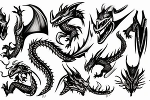 dragonborn trap tattoo idea