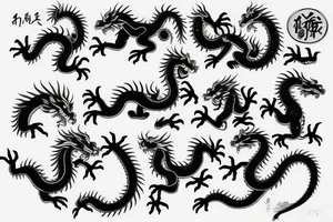 a chinese dragon tattoo idea