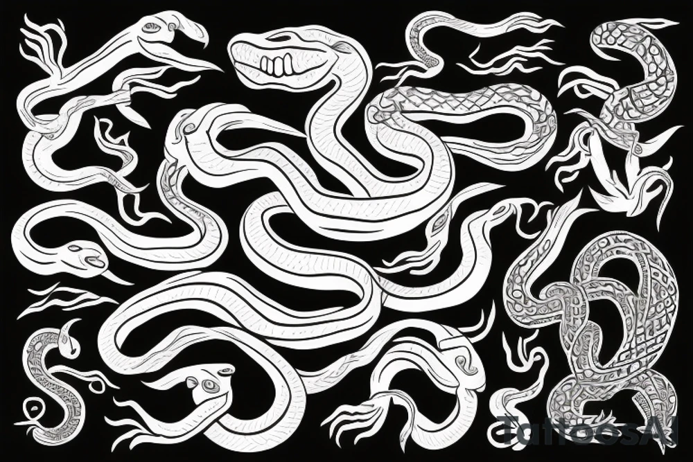 snake tattoo idea