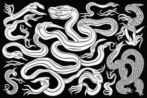 snake tattoo idea