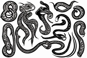snake tattoo idea