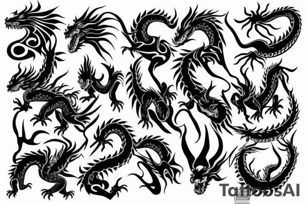 dragon tattoo idea