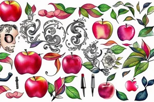 apple tattoo idea
