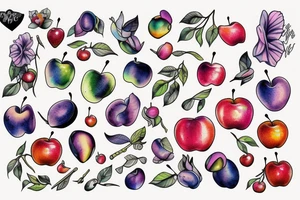 apple tattoo idea