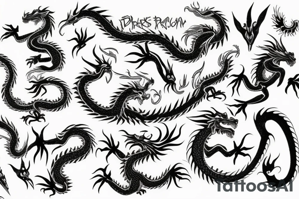 dragon tattoo idea