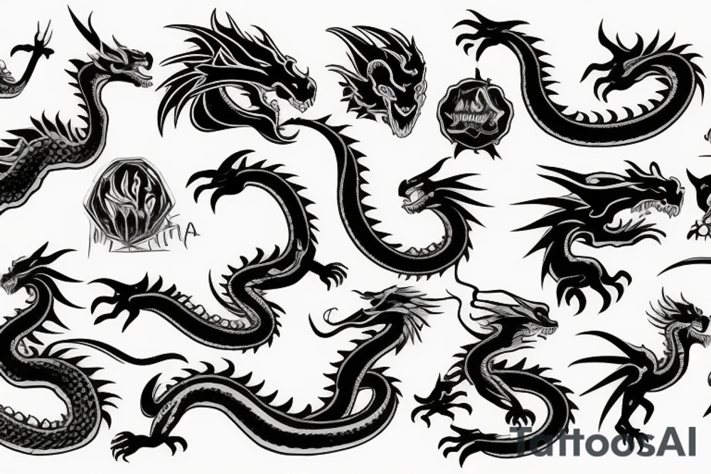 dragon tattoo idea
