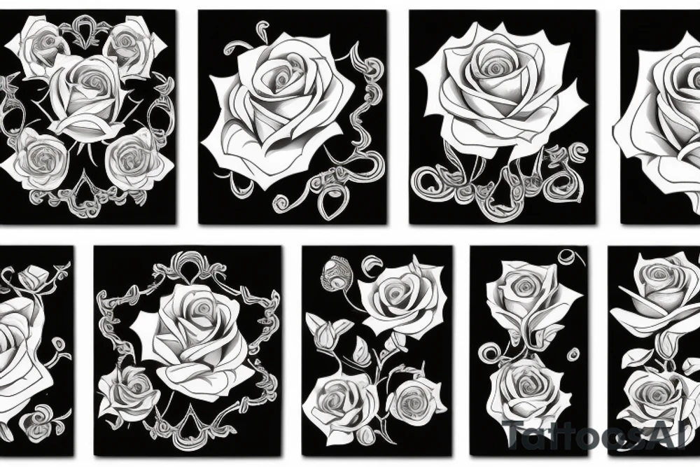 Rose tattoo idea