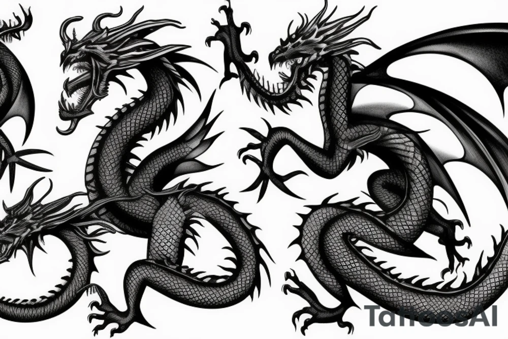 Dragon tattoo idea