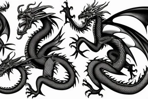 Dragon tattoo idea