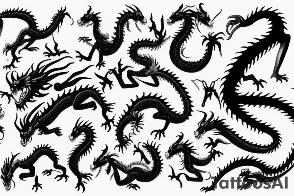 Dragon tattoo idea