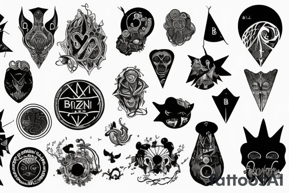 Text b8rzn tattoo idea