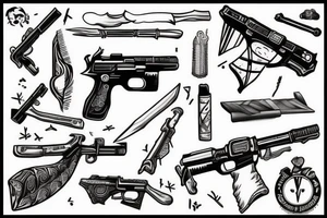 Rule is dependant on weapons tattoo idea