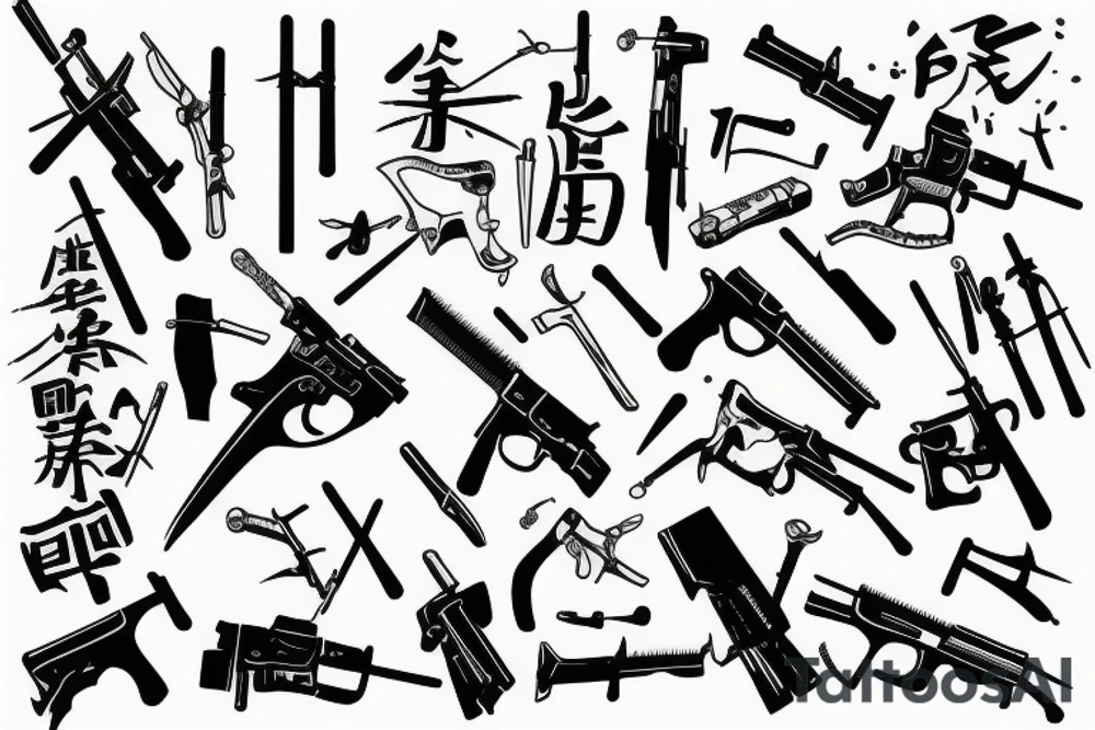 Rule is dependant on weapons tattoo idea