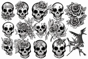 Skeleton tattoo idea