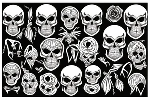Skeleton tattoo idea