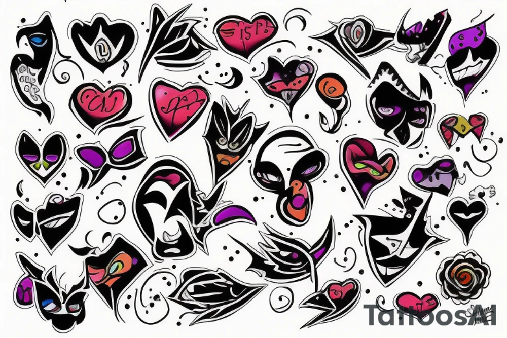 Kiss me tattoo idea