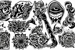 Blow job tattoo idea
