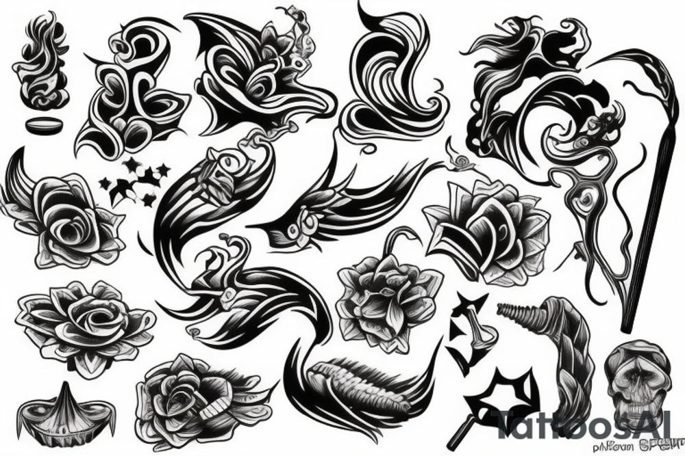 Blow job tattoo idea
