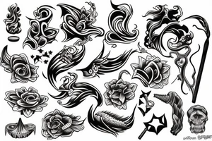 Blow job tattoo idea