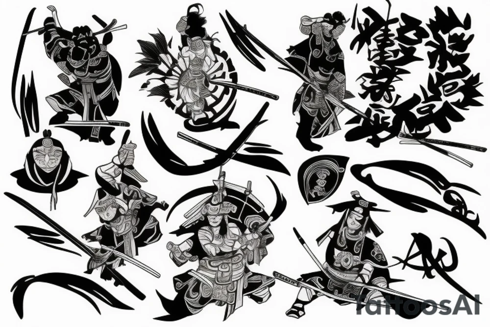 Samurai tattoo idea