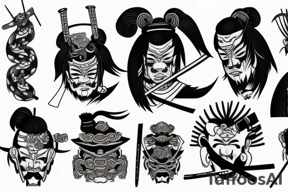 samurai tattoo idea