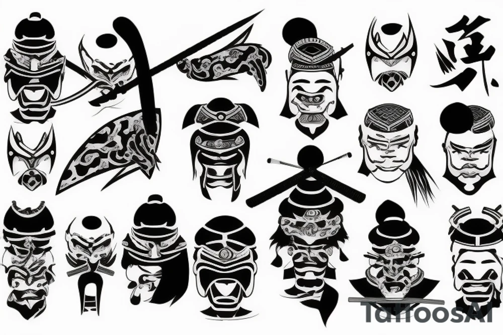 samurai tattoo idea
